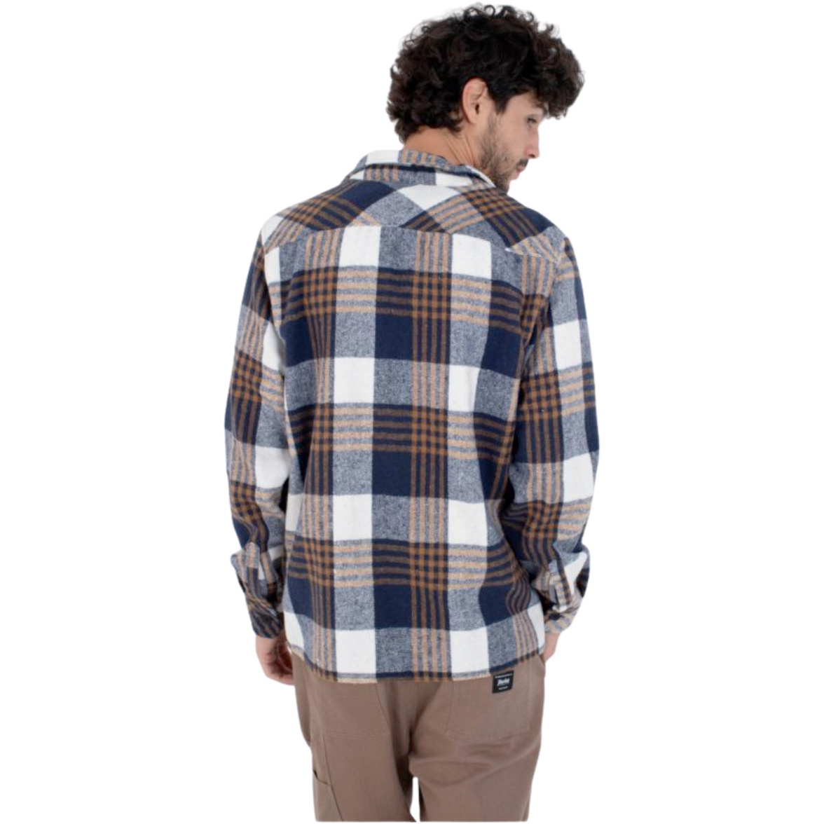 2026 Hurley Mens Ranger Flannel Shirt MVSEU00005 - Navy
